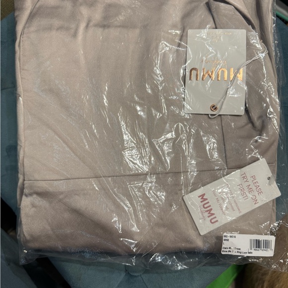 NWT Show Me Your Mumu Claire Midi - Show Me the Ring Luxe Satin- Size L - Picture 2 of 7